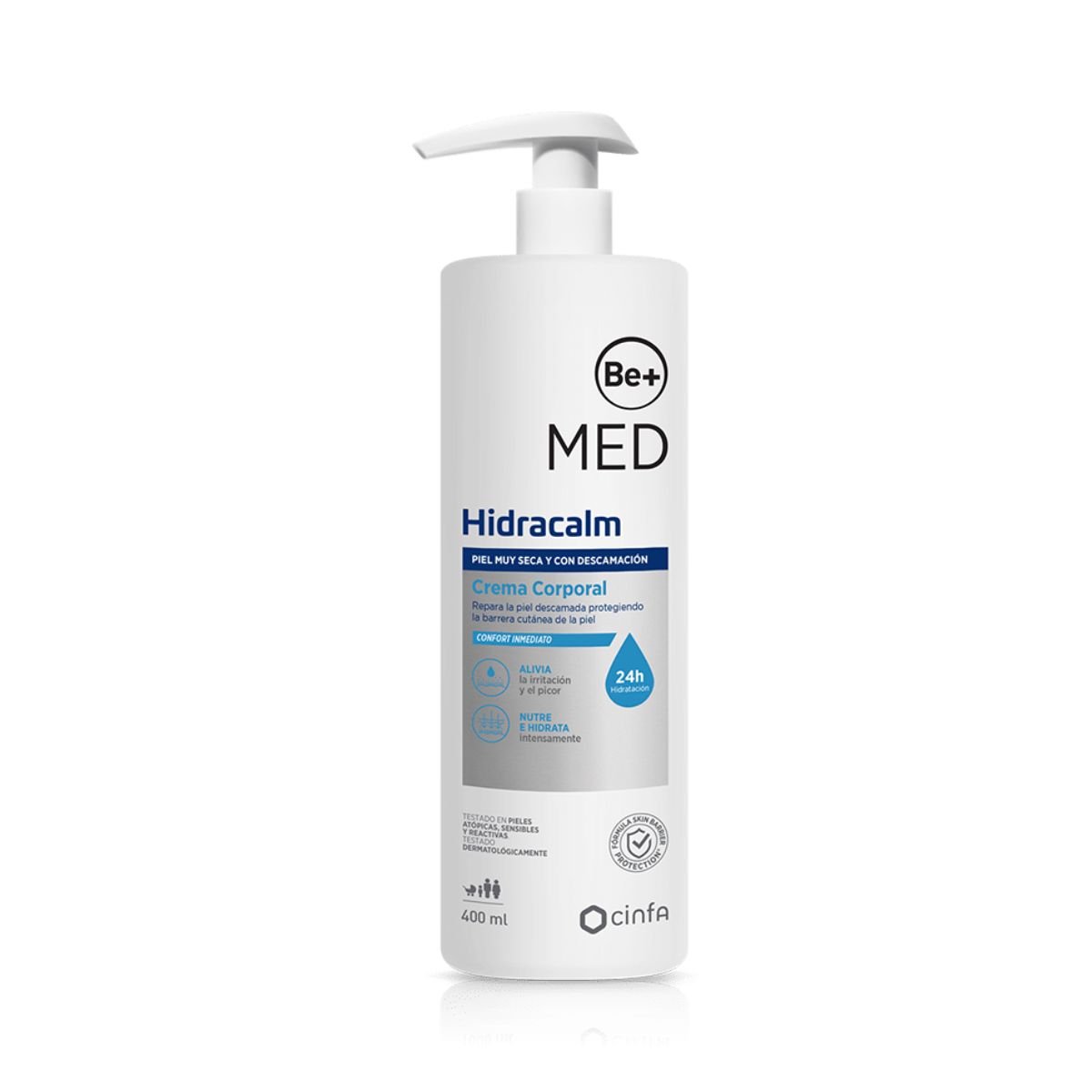 Be+ MED Hidracalm crema corporal para piel muy seca y con descamación