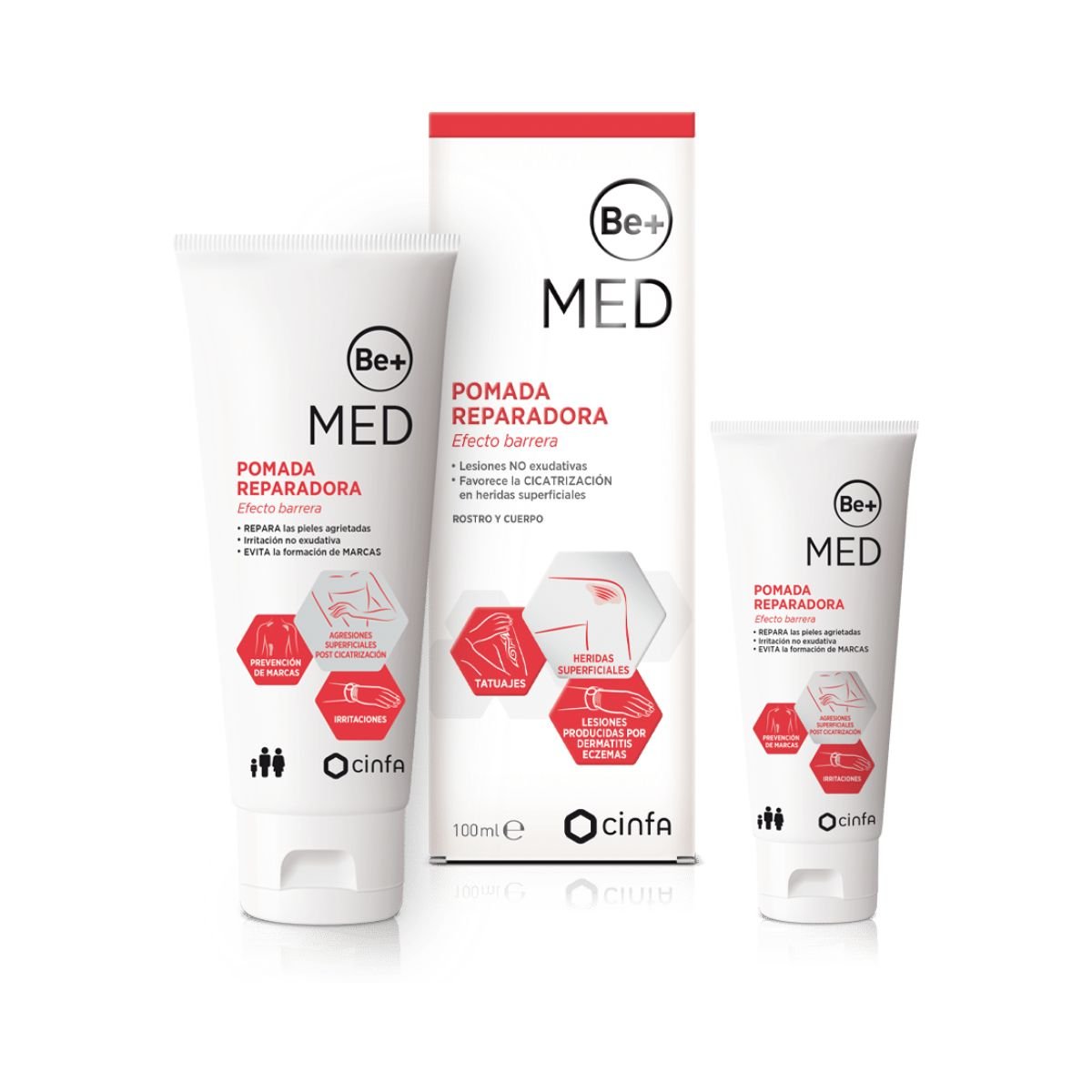 Be+ MED Pomada Reparadora Efecto Barrera
