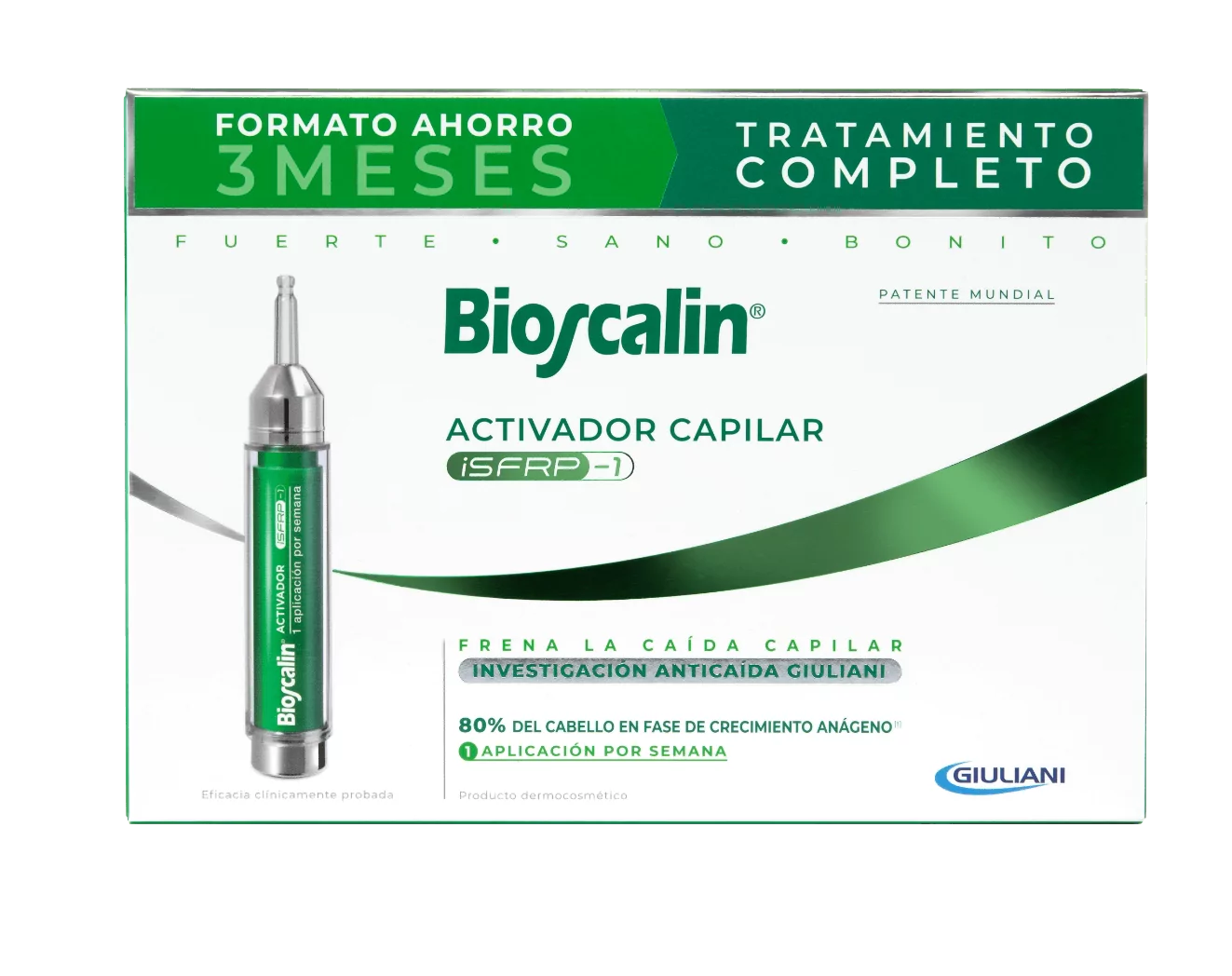 Bioscalin Activador Capilar iSFRP-1, formato ahorro de tres meses